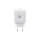 Зарядное устройство 2E Wall Charger Dual USB-A 2.4A + cable USB-C White (2E-WC1USB2.1A-CC)