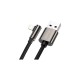 Дата кабель USB 2.0 AM to Lightning 2.0m CALCS 2.4A 90 Legend Series Elbow Black Baseus (CALCS-A01)