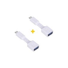 Переходник USB to MicroUSB AC-110 2 pcs XoKo (XK-AC110-WH2)