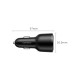 Зарядное устройство Ugreen 2xUSB-C PD+USB-A QC 69W Fast Car Charger Black (CD239) (20467)