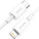 Дата кабель USB-C to Lightning 1.0m 20W Superior Series White Baseus (CATLYS-A02)