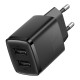 Зарядное устройство Baseus Compact Charger 2U Black (CCXJ010201)