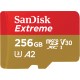 Карта памяти SanDisk 256GB microSD class 10 UHS-I U3 Extreme For Mobile Gaming (SDSQXAV-256G-GN6GN)