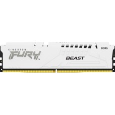 Модуль памяти для компьютера DDR5 16GB 5600 MHz FURY Beast White Kingston Fury (ex.HyperX) (KF556C36BWE-16)