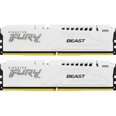 Модуль памяти для компьютера DDR5 64GB (2x32GB) 5600 MHz FURY Beast White Kingston Fury (ex.HyperX) (KF556C40BWK2-64)