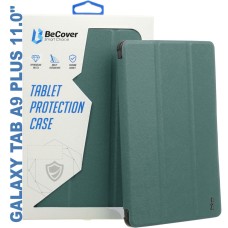 Чехол для планшета BeCover Soft Edge stylus holder Samsung Tab A9 Plus SM-X210/SM-X215/SM-X216 11.0" Dark Green (710368)