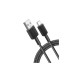 Дата кабель USB 2.0 AM to Type-C 0.9m 322 Black Anker (A81H5G11)