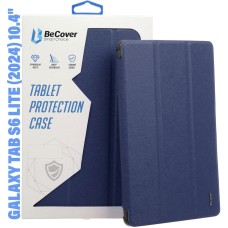 Чехол для планшета BeCover Soft Edge Stylus Mount Samsung Tab S6 Lite (2024) 10.4" P620/P625/P627 Deep Blue (710837)