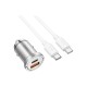 Зарядное устройство HOCO NZ10 Handy USB-A/Type-C Silver (6942007601849)