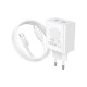 Зарядное устройство HOCO C108A charger set (C to iP) White (6931474784445)