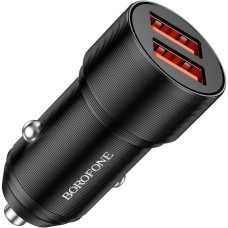 Зарядное устройство BOROFONE BZ19 2 x USB Black (BZ19B)