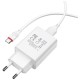 Зарядний пристрій BOROFONE BA21A Long journey single port QC3.0 charger set (Type-C) White (BA21ACW)