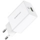 Зарядное устройство BOROFONE BA21A Long journey single port QC3.0 charger set (Type-C) White (BA21ACW)