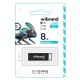 USB флеш накопичувач Wibrand 8GB Chameleon Black USB 2.0 (WI2.0/CH8U6B)