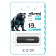 USB флеш накопитель Wibrand 16GB Grizzly Black USB 2.0 (WI2.0/GR16P3B)