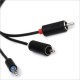 Кабель мультимедийный Jack 3.5mm папа/2RCA папа 5.0m Prolink (PB103-0500)