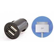 Зарядное устройство EasyLink (2 в 1) +кабель Apple Dock Connector (EL-285)