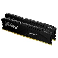 Модуль памяти для компьютера DDR5 32GB (2x16GB) 5600 MHz Beast AM5 Black Kingston Fury (ex.HyperX) (KF556C36BBEK2-32)