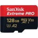 Карта памяти SanDisk 128 GB microSDXC UHS-I U3 Extreme Pro+SD Adapter (SDSQXCD-128G-GN6MA)