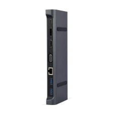 Концентратор Cablexpert USB-C 9-in-1 (USB-hub + HDMI/VGA/PD/CR/LAN/3.5mm) (A-CM-COMBO9-02)