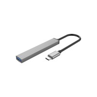 Концентратор Orico Type-C to USB3.0, 2xUSB2.0, TF (AH-12F-GY-BP) (CA913541)