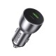 Зарядний пристрій Ugreen QC 3.0+QC 3.0 Dual USB-A 36W Fast Car Charger Space Grey (CD213) (60980)