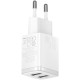 Зарядний пристрій Baseus Compact Charger 2U White (CCXJ010202)