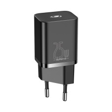 Зарядний пристрій Baseus Super Si Quick Charger 1C 25W Black (CCSP020101)