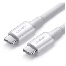 Дата кабель USB-C to USB-C 1.5m US300 5A USB2.0 White Ugreen (US300/80370)