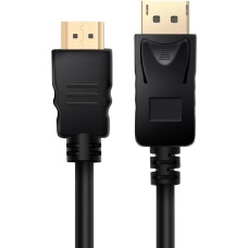 Кабель мультимедийный DisplayPort to HDMI 1.0m Prologix (PR-DP-HDMI-P-02-30-1m)