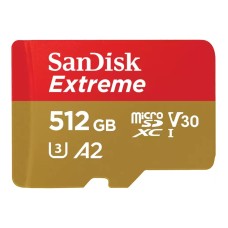 Карта памяти SanDisk 512GB microSD class 10 UHS-I U3 V30 Extreme (SDSQXAV-512G-GN6MN)