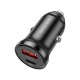 Зарядний пристрій BOROFONE BZ18A PD20W+QC3.0 car charger USB-A/Type-C Black (BZ18AB)