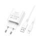 Зарядное устройство BOROFONE BA74A Aspirer single port charger set(iP) White (BA74ALW)