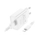 Зарядное устройство BOROFONE BA74A Aspirer single port charger set(iP) White (BA74ALW)