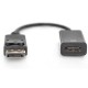 Перехідник DisplayPort to HDMI (M/F) Ultra HD active Digitus (AK-340415-002-S)