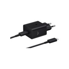 Зарядное устройство Samsung 45W Compact Power Adapter (w C to C Cable) Black (EP-T4511XBEGEU)