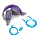 Наушники Jlab JBuddies Studio Wireless Graphite/Purple (IEUHBSTUDIORGRYPRPL4)