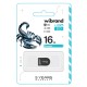 USB флеш накопитель Wibrand 16GB Scorpio Black USB 2.0 (WI2.0/SC16M3B)