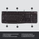 Клавіатура Logitech K120, UA, USB, OEM, чорна