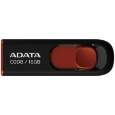 USB флеш накопитель ADATA 16Gb C008 Black/Red USB 2.0 (AC008-16G-RKD)