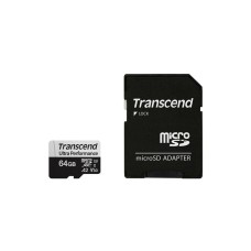 Карта памяти Transcend 64GB microSDXC class 10 UHS-I U3 A2 (TS64GUSD340S)