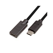 Дата кабель USB-C 3.0 M/F 1.5m 3A PowerPlant (CA912582)