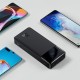 Батарея універсальна Baseus Bipow 20000mAh, PD/20W, QC3.0/USB-C, 2*USB-A/3A(max.), black (PPDML-M01)