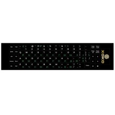 Наклейка на клавиатуру XoKo 68 keys UA/rus green, Latin white (XK-KB-STCK-MD)