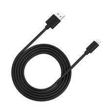 Дата кабель USB 2.0 AM to Lightning 1.0m MFI black Canyon (CNS-MFIC12B)