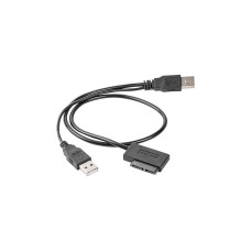 Перехідник USB 2.0 to Slimline SATA 13 pin Cablexpert (A-USATA-01)