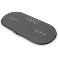 Зарядное устройство Digitus Wireless Charging, Pad, Duo, 15W (DA-10082)