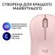 Мышка Logitech M240 Silent Bluetooth Rose (910-007121)