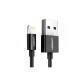 Дата кабель USB 2.0 AM to Lightning 1.0m US155 MFI Black Ugreen (US155/80822)