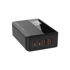 Зарядний пристрій ColorWay Power Delivery GaN (2USB-A + 2USB TYPE-C) (100W) black (CW-CHS041PD-BK)